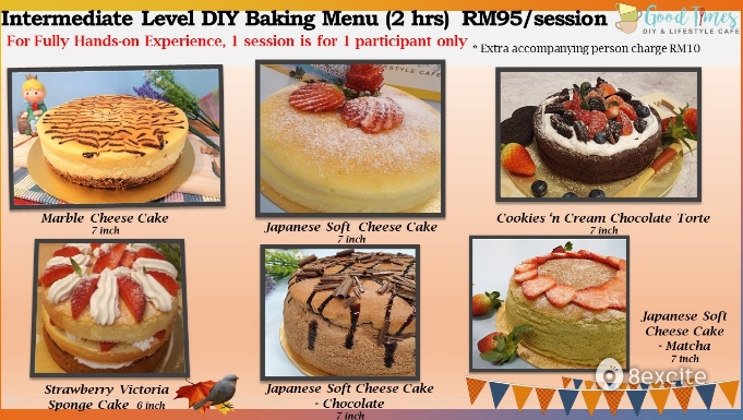 Rm30 For Rm50 Cash Voucher For Diy Baking Class For 1 Child 1 Adult At Good Times Diy And Lifestyle Cafe