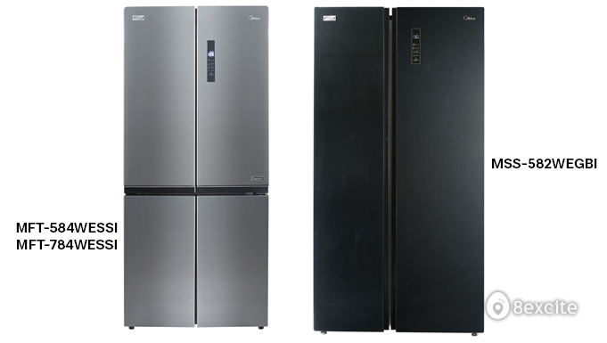 Midea 1 Door Refrigerator Side By Side Refrigerator