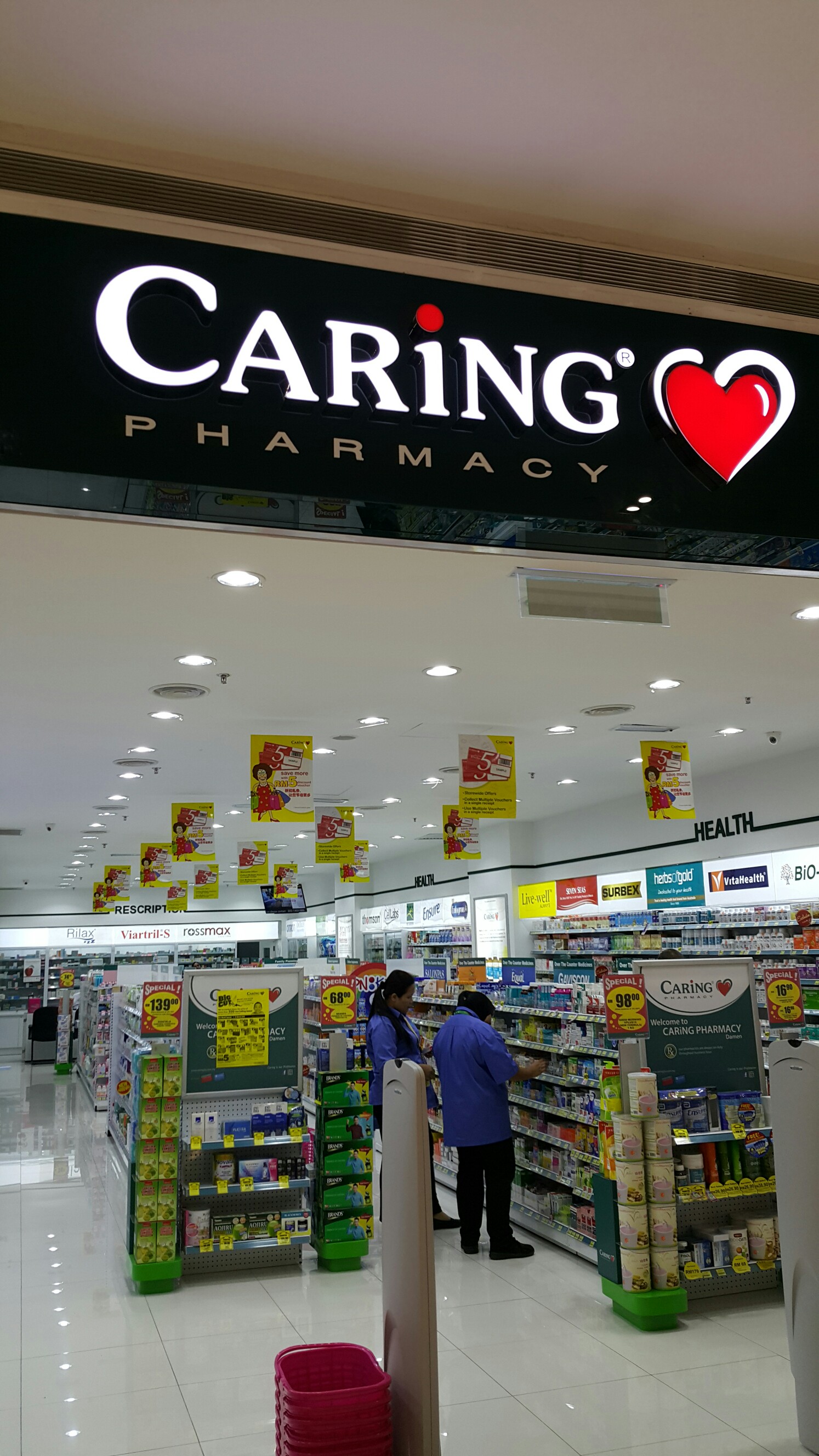 Door Buster Deal Caring Pharmacy Rm20 Cash Voucher